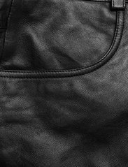 Dagmar - Sky leather - nederdele i læder - black - 2