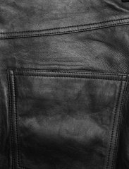 Dagmar - Sky leather - nederdele i læder - black - 4