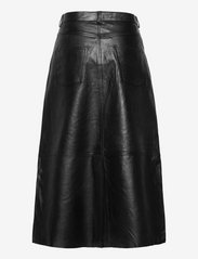 Dagmar - Sky leather - nederdele i læder - black - 1