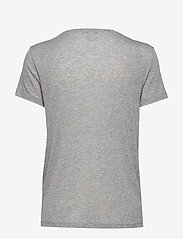 Dagmar - UPAMA T-SHIRT - t-shirts - light grey melange - 1