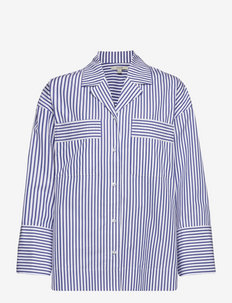 Dagne Stripe - denim shirts - blue stripe