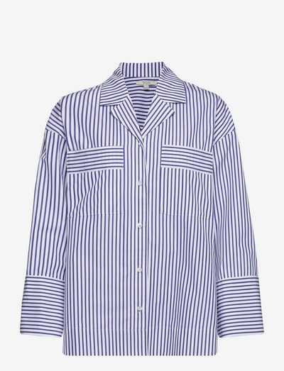 Dagne Stripe - denim shirts - blue stripe