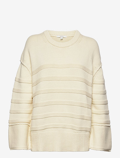 MAZZY ROUNDNECK - sweaters - white