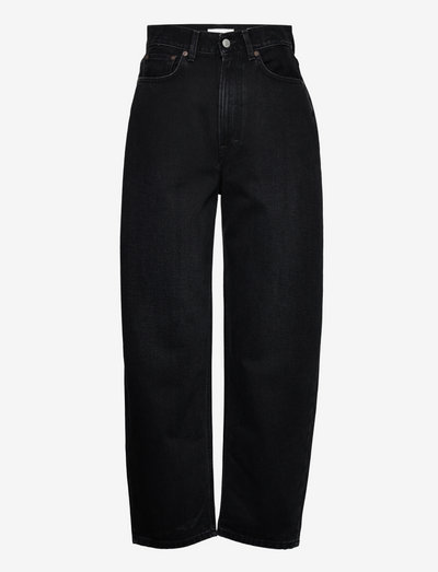 FREDRIKA DENIM - broeken met wijde pijpen - washed black