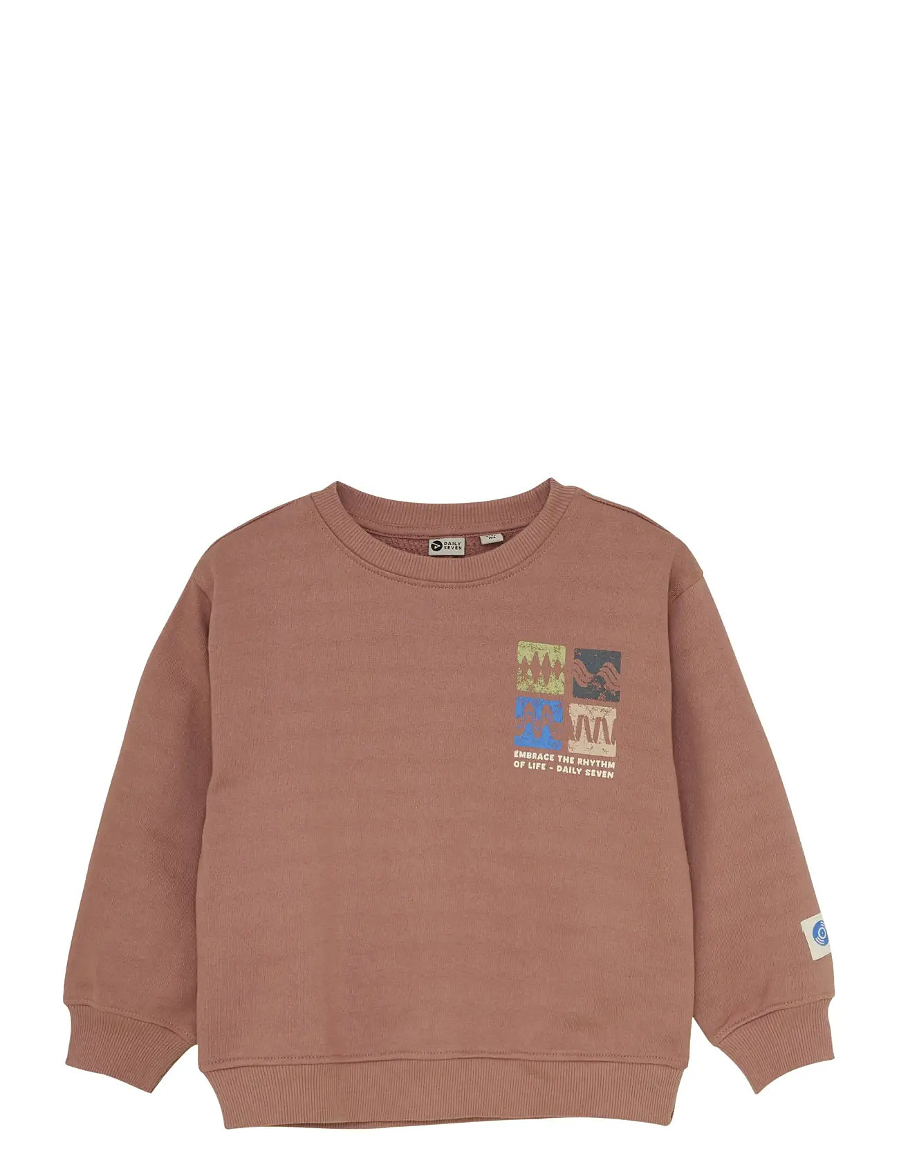 DAILY 7 Oversized Pullover Artwork Braun - 92 - Kinder