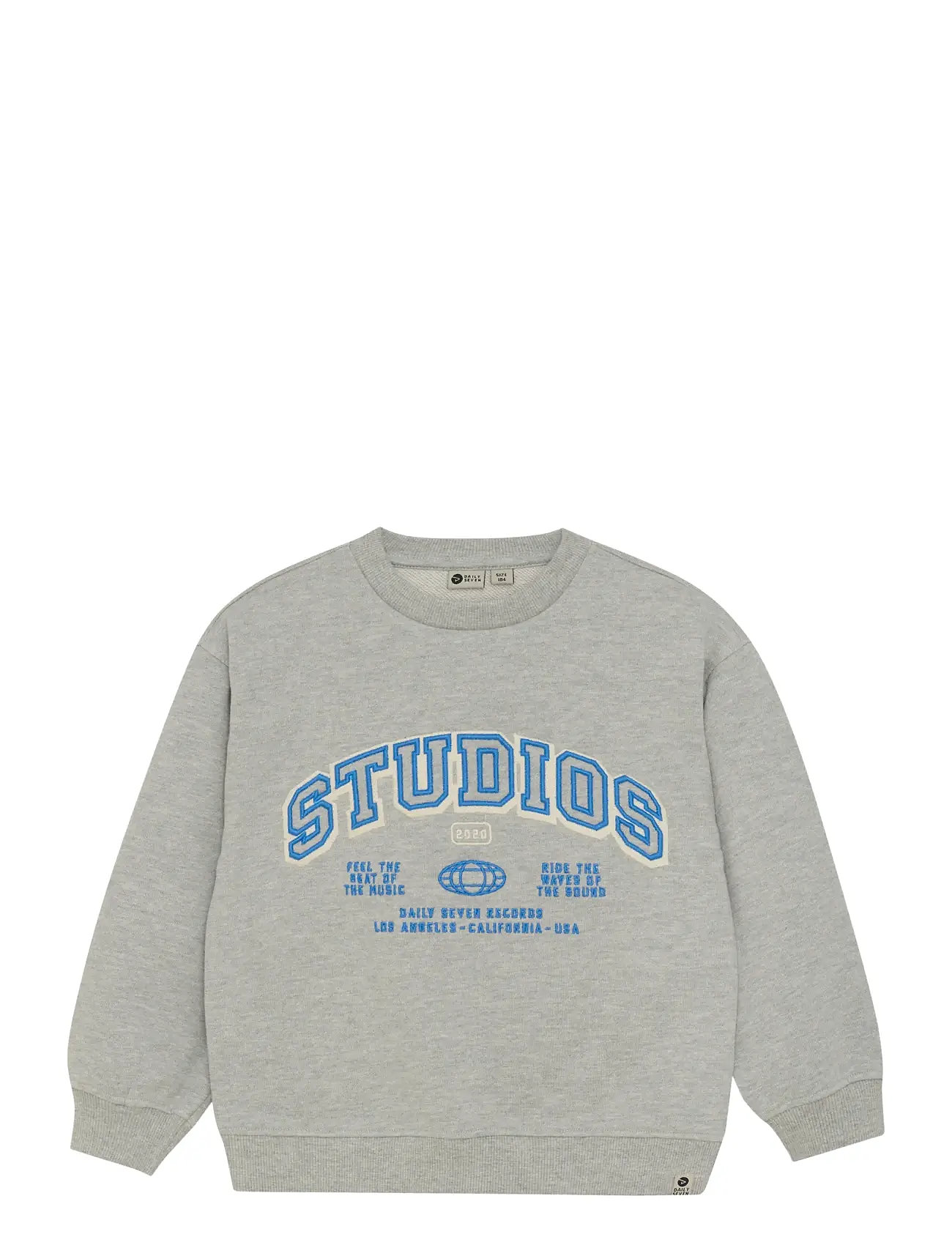 DAILY 7 Oversized Pullover Artwork Grau - 122 - Kinder