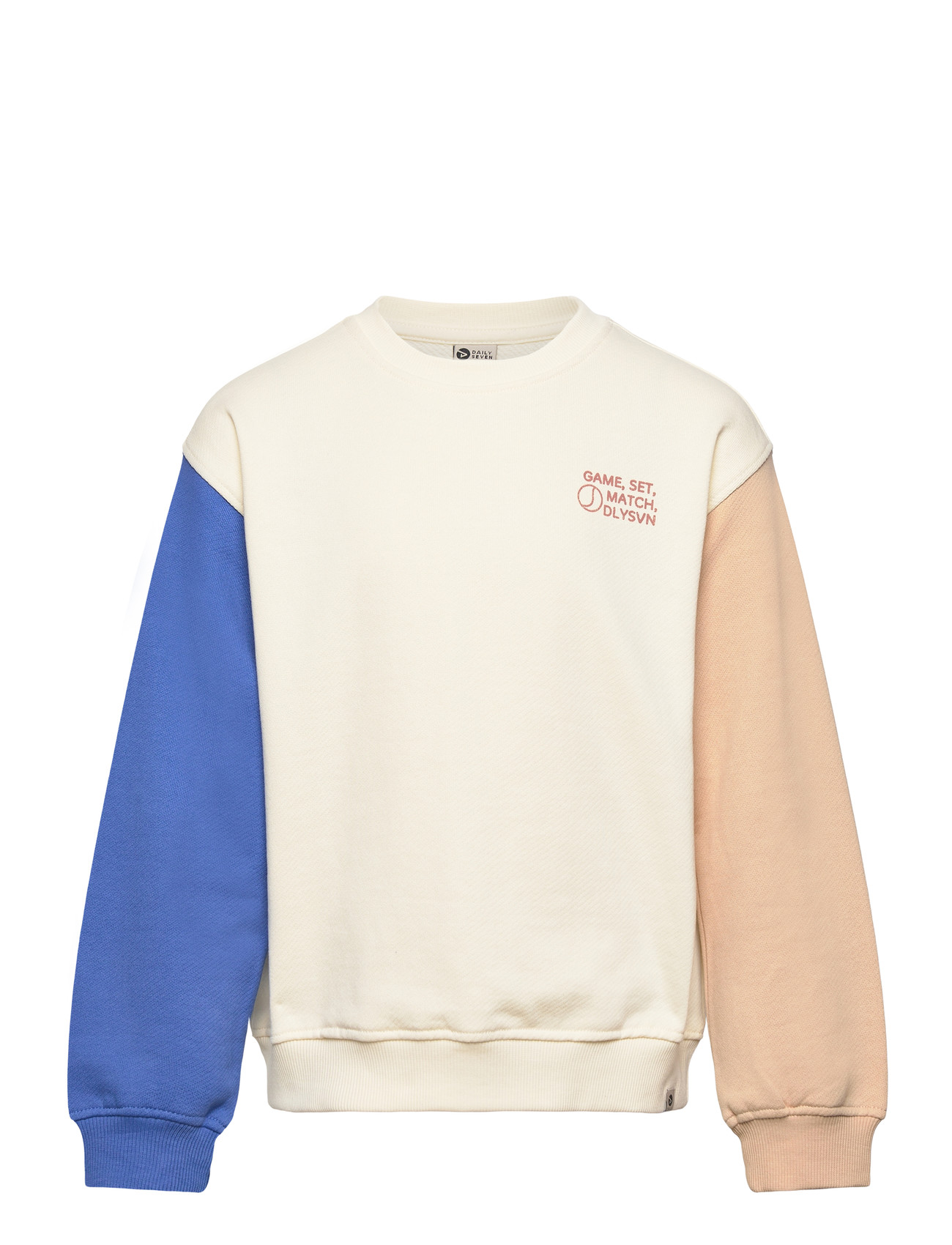 DAILY 7 Oversized Pullover Cut&Sew Cream - 128 - Kinder