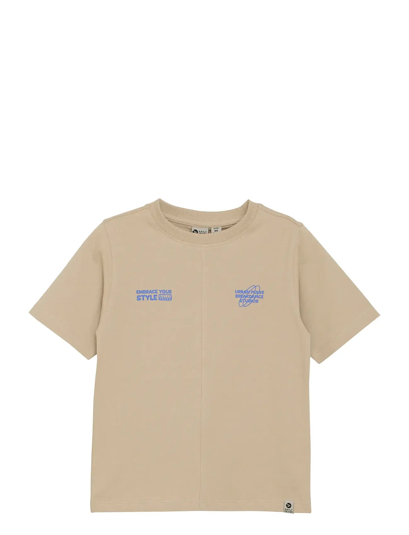 DAILY 7 T-Shirt Print Cream - 116 - Kinder