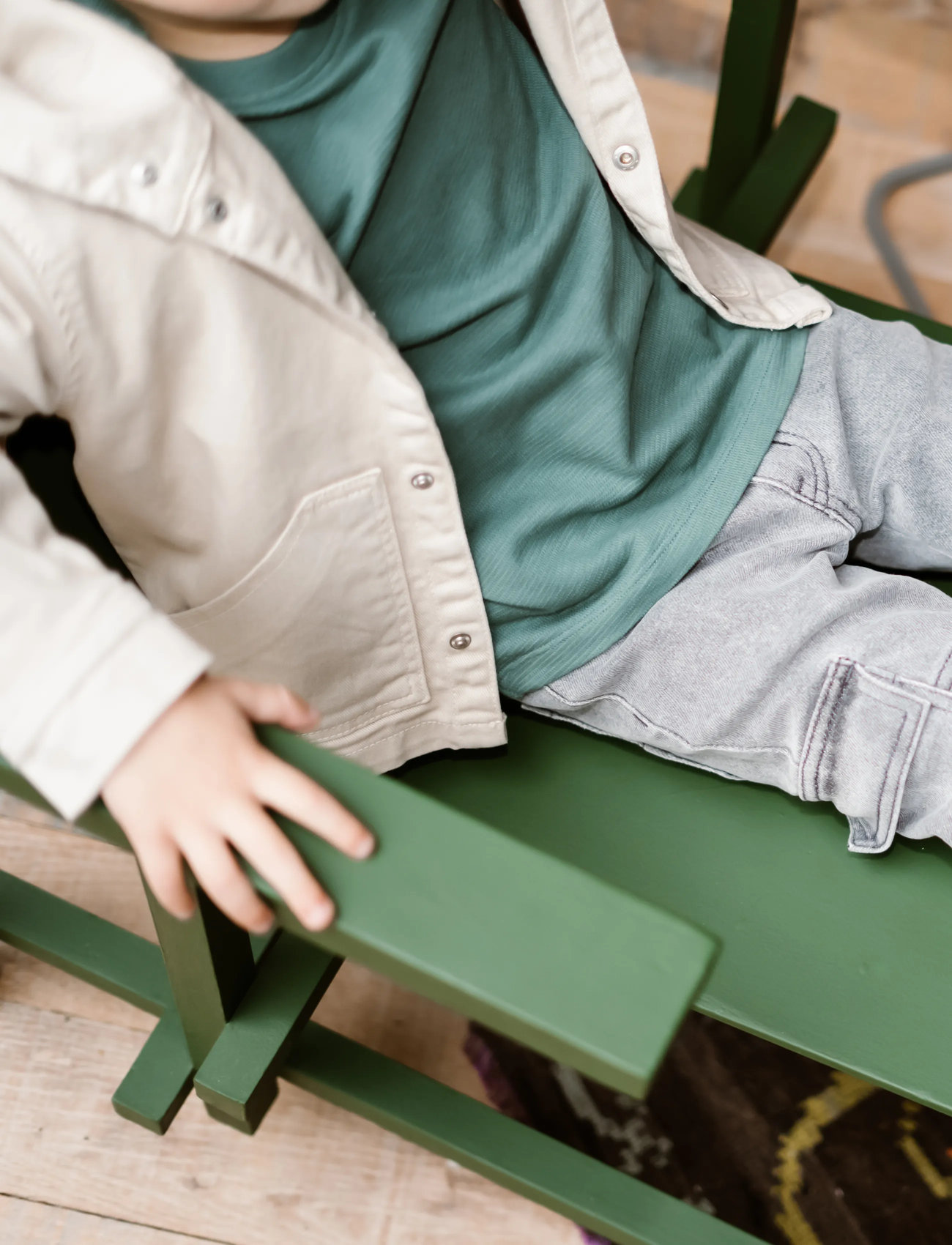 Daily 7 Hooded Jacket, 140, Beige, Jakker & Frakker > Lette Jakker, Børn