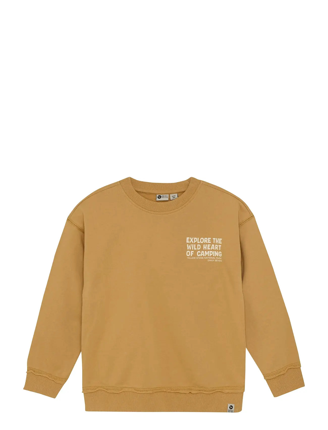 DAILY 7 Oversized Pullover Backprint Orange - 92 - Kinder