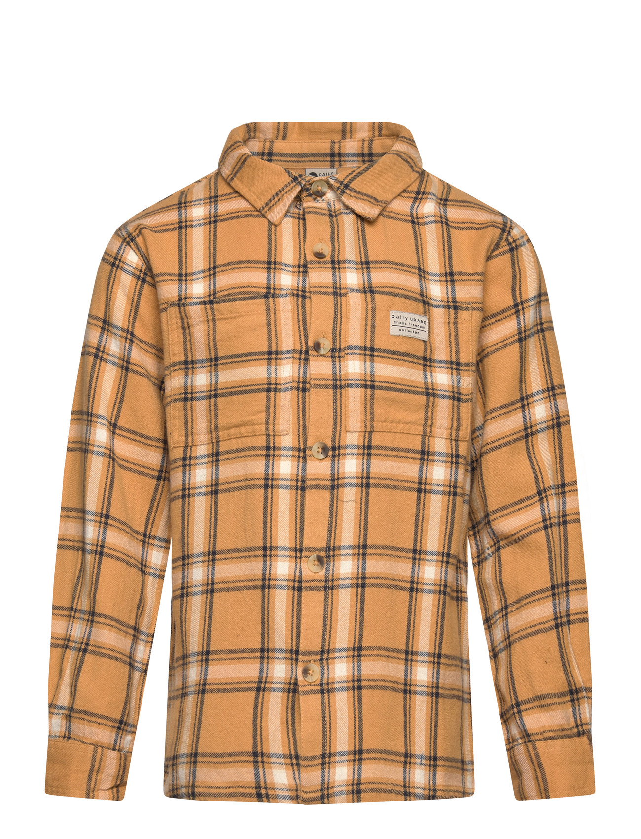DAILY 7 Shirt Check Print Patterned - 98 - Kinder