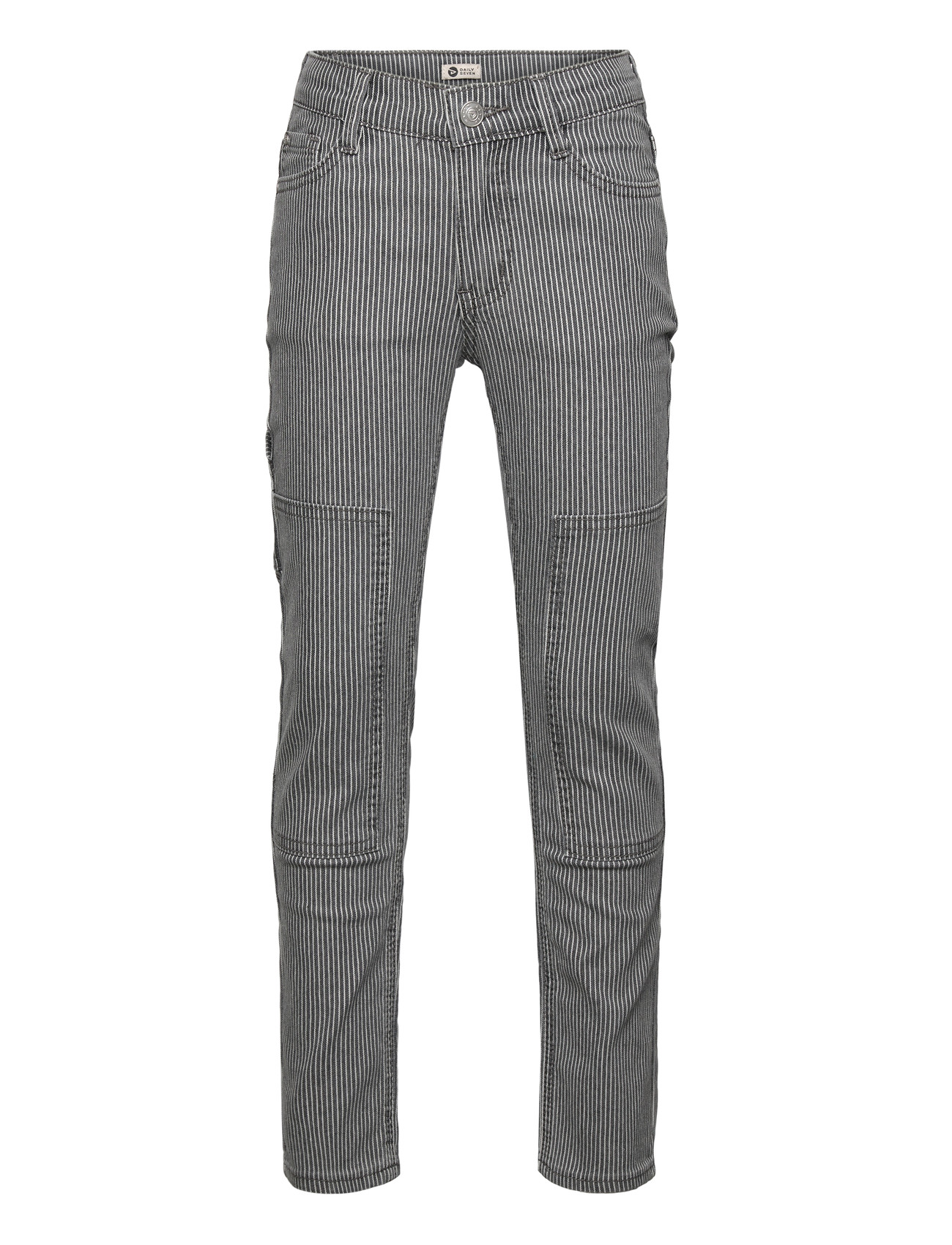 Daily 7 Straight Worker Fit Stripe, 122, Multi/patterned, Jeans > Almindelige Jeans, Børn