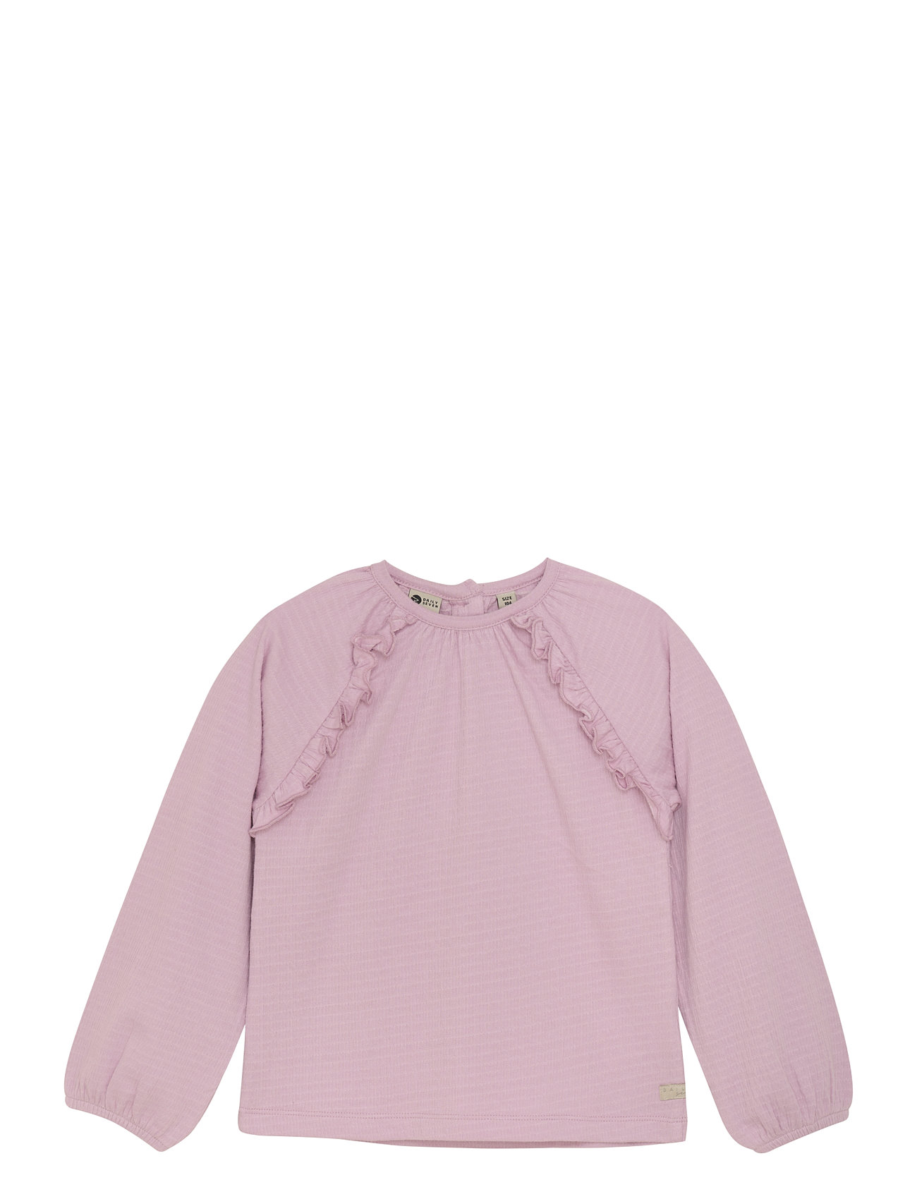 DAILY 7 T-Shirt Longsleeve Structure Pink - 116 - Kinder