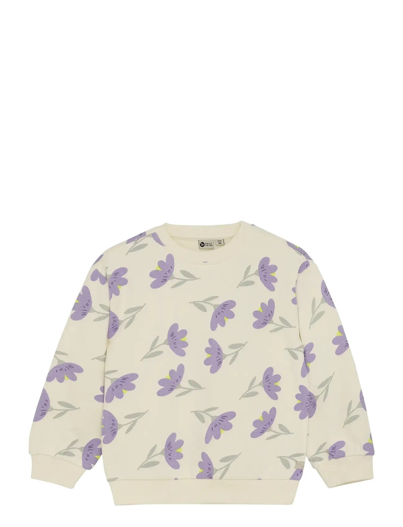 DAILY 7 Pullover Flowers Cream - 98 - Kinder