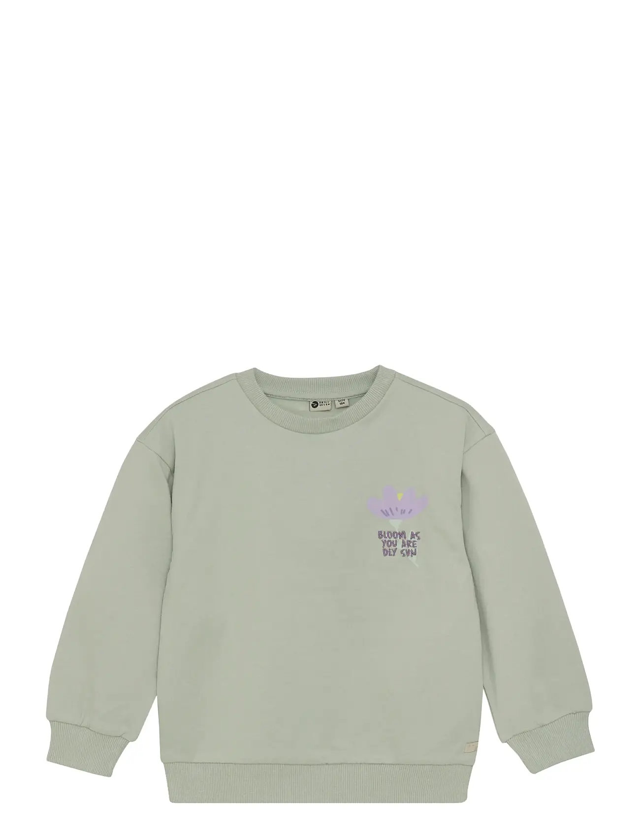 DAILY 7 Pullover Backprint Grün - 128 - Kinder