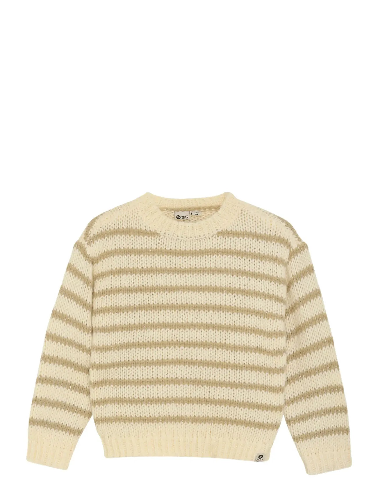 DAILY 7 Strick Pullover Stripe Cream - 110 - Kinder