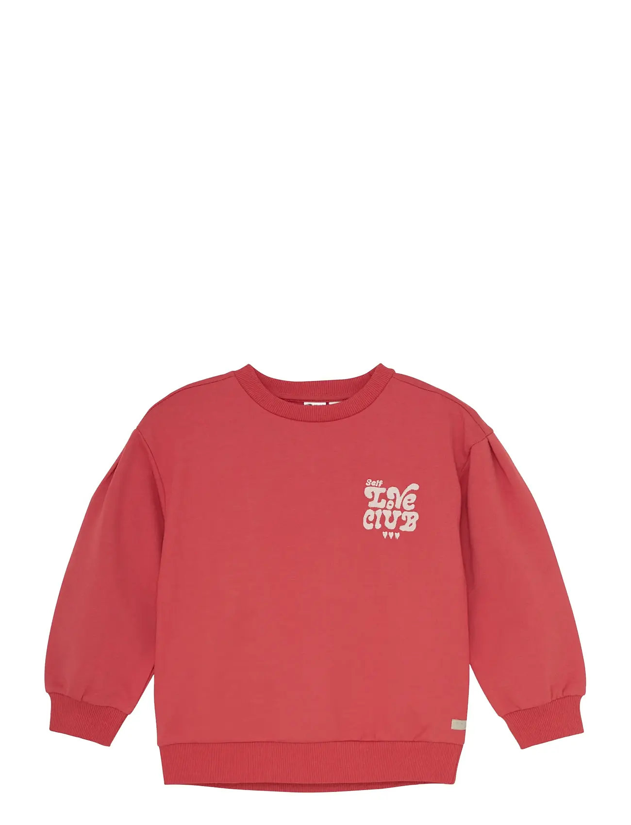 DAILY 7 Pullover Brushed Print Rot - 134 - Kinder