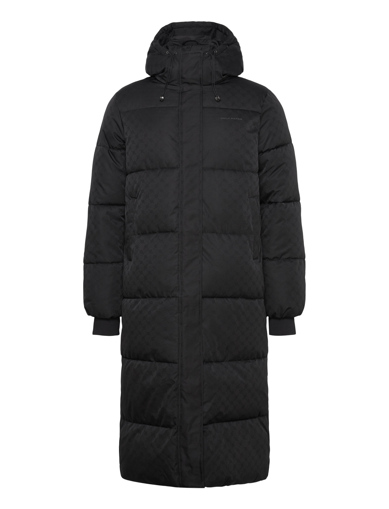 Monogram Puffer Coat Black Daily Paper