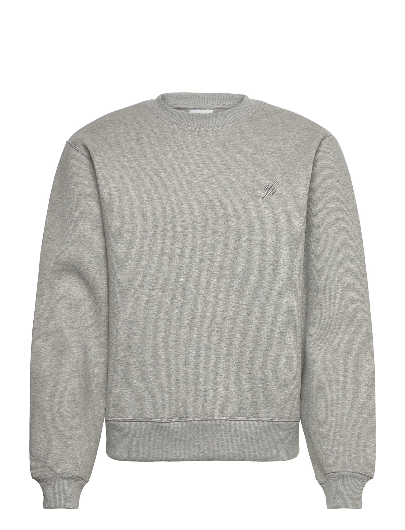 Daily Paper Mono Rib Sweater, S, Grey, Sweatshirts & Hættetrøjer > Sweatshirts, Herre