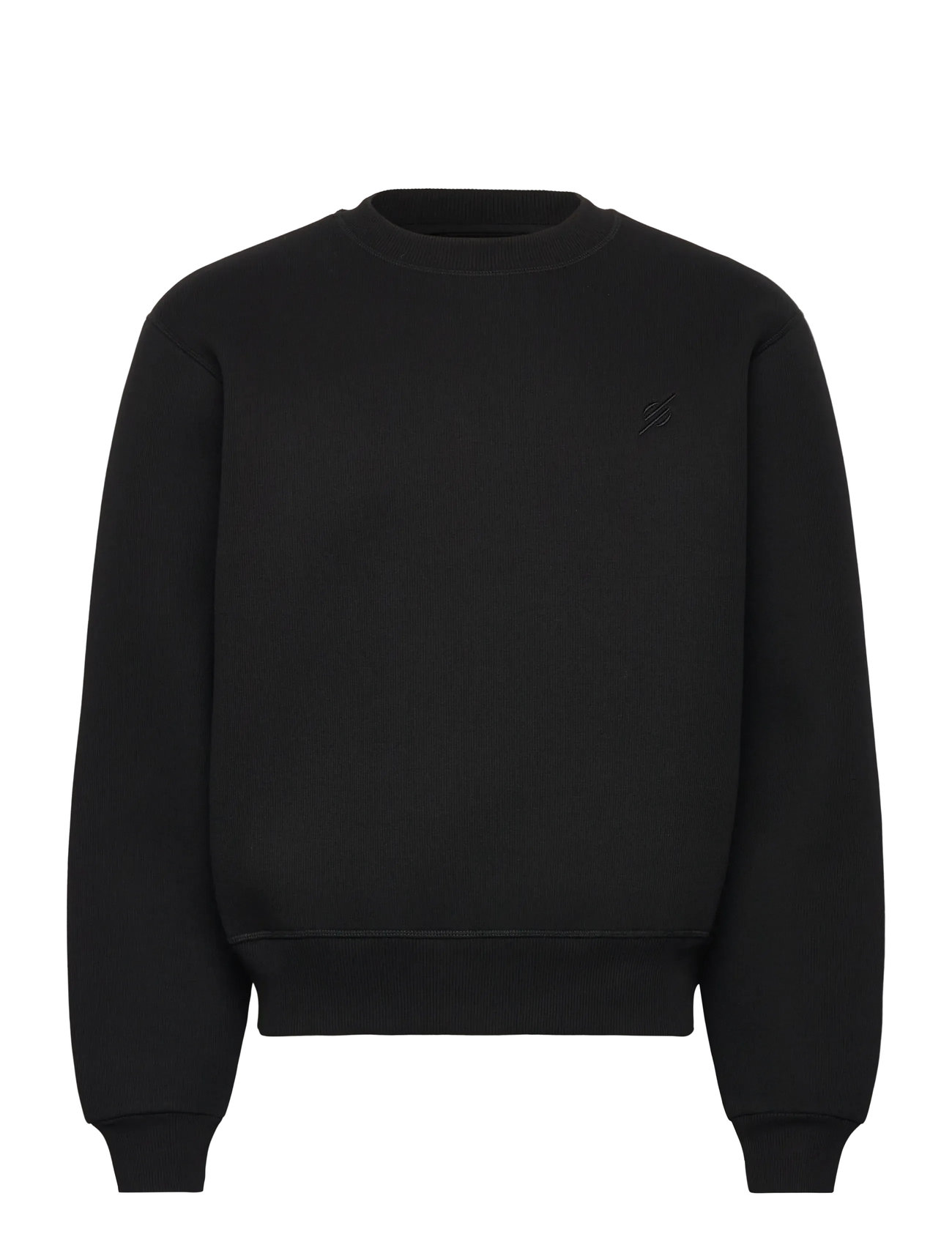 Daily Paper Mono Rib Sweater, XS, Black, Sweatshirts & Hættetrøjer > Sweatshirts, Herre