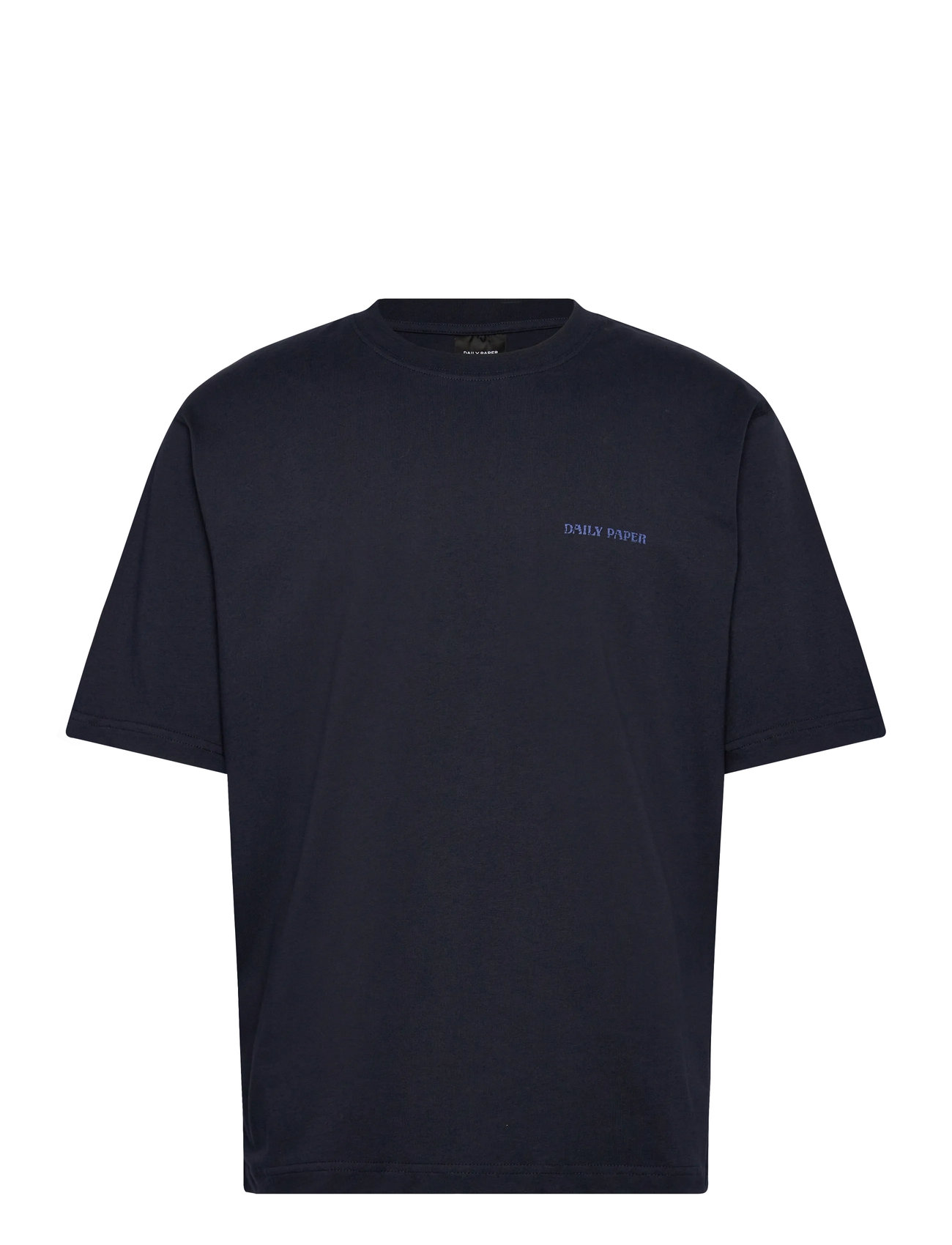 DAILY PAPER Candle Label Boxy Ss T-Shirt Navy - XL - Herren