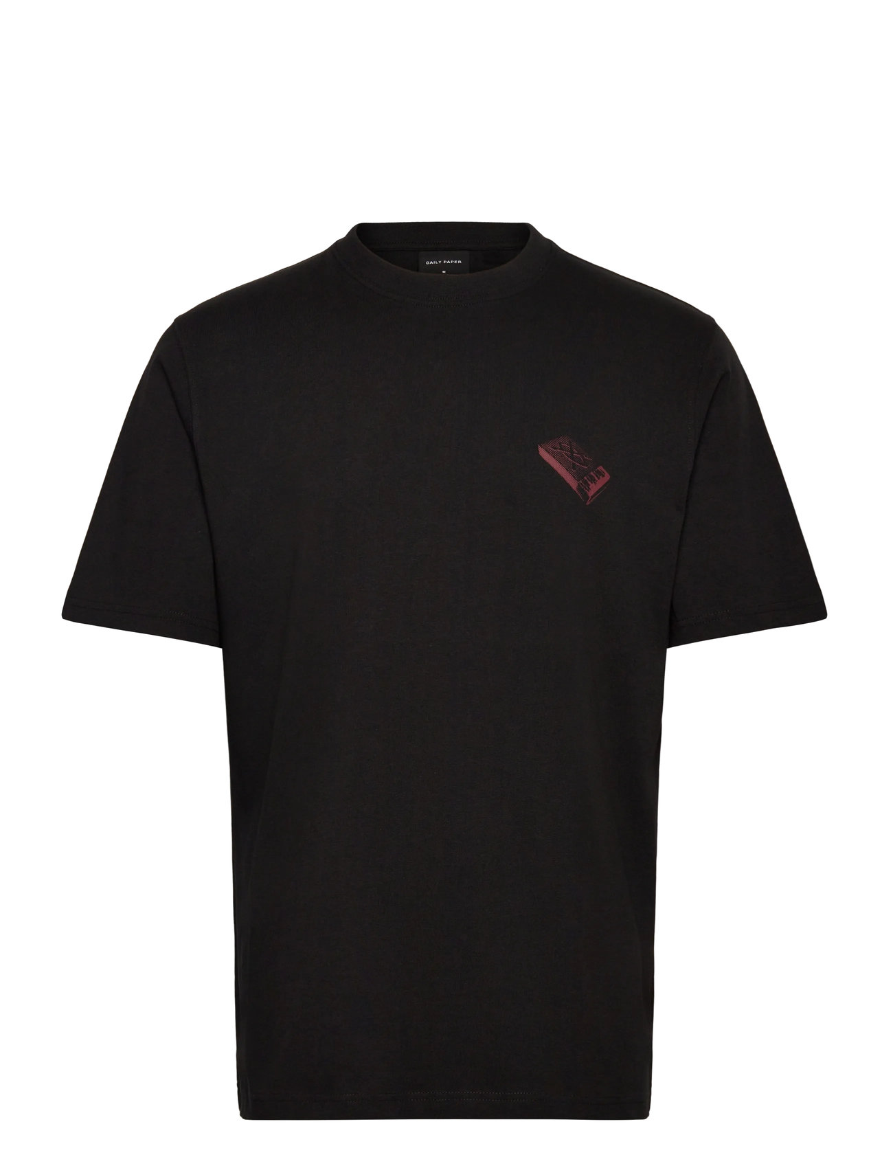 Daily Paper Guide To Light Ss T-Shirt, S, Black, T-Shirts > Kortærmede, Herre
