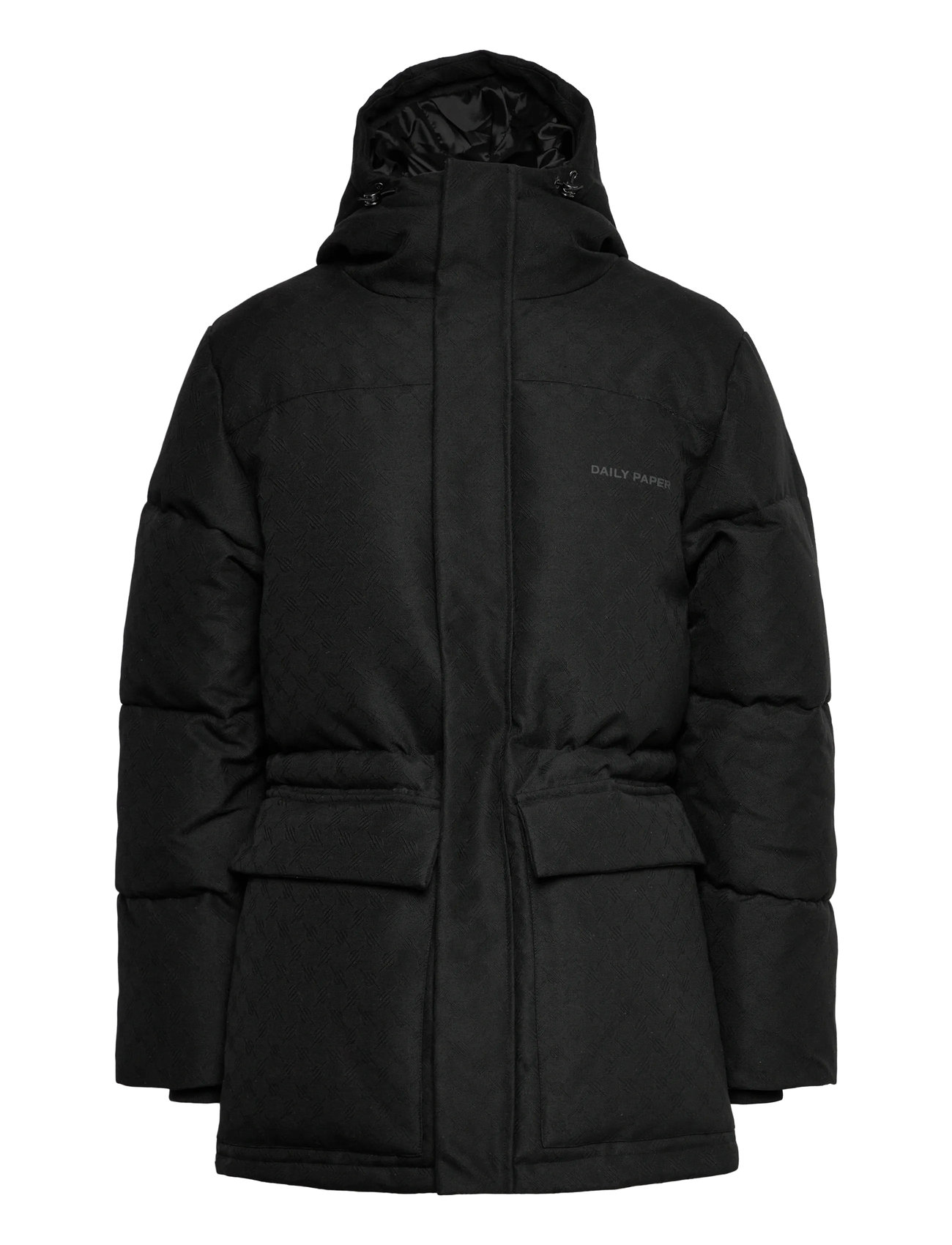 DAILY PAPER Oba Monogram Puffer Schwarz - L - Herren
