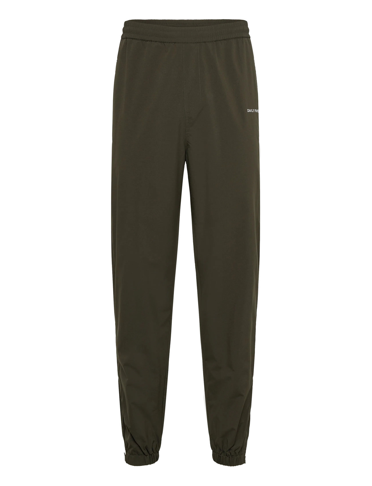 Daily Paper Eward Crinkle Pants, S, Khaki green, Bukser > Afslappet, Herre