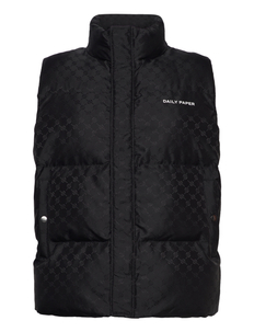 Daily Paper Monogram Puffer Jacket - Black - XL - Men