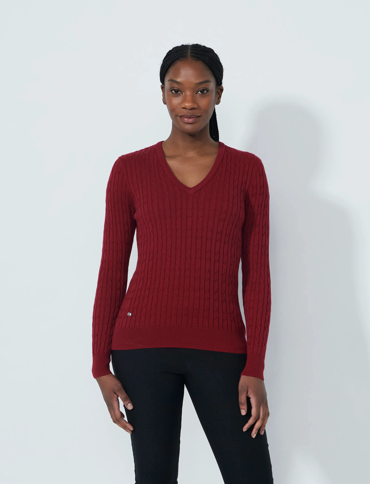 Daily Sports Madelene Pullover, M, Red, Knitwear - Jumpers, Dame