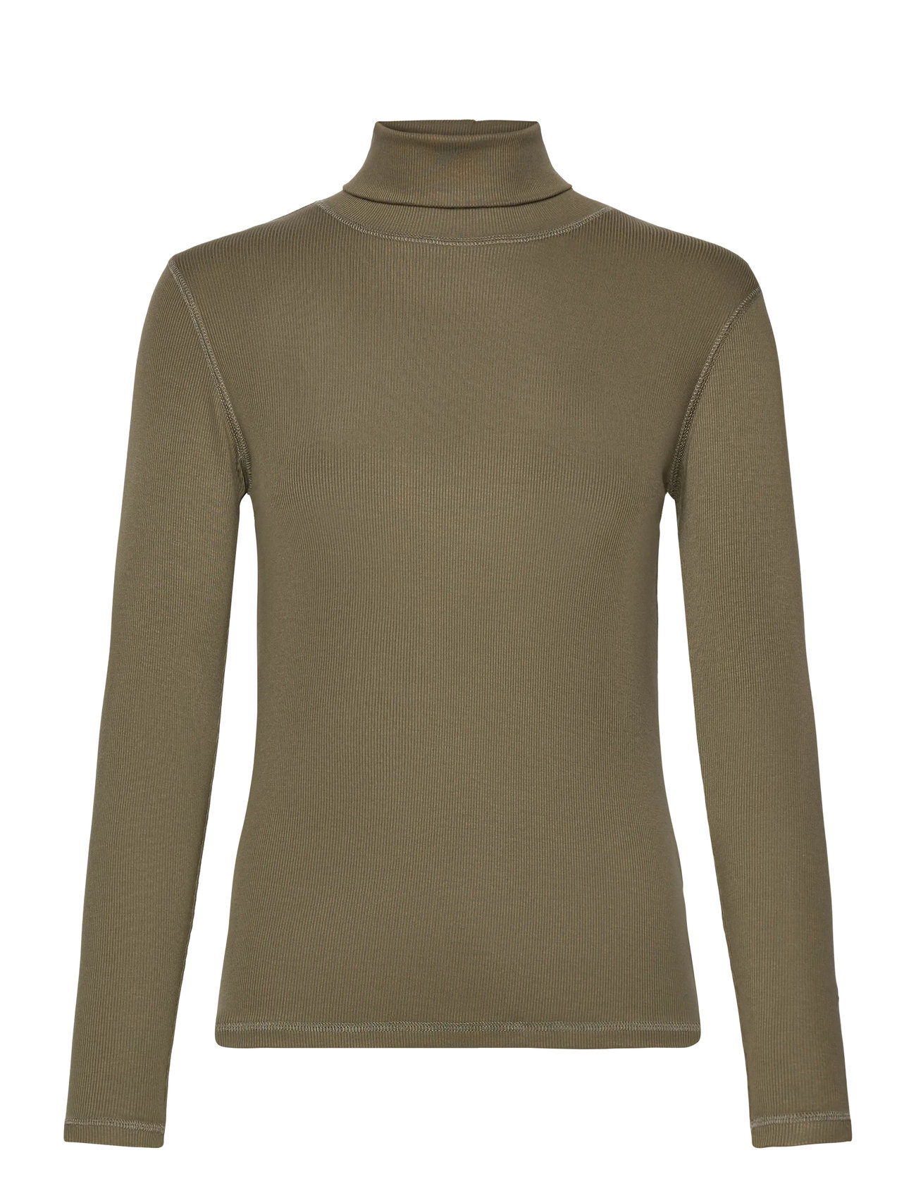 DAILY Sport Ancona Ls Roll Neck Khaki - L - Damen