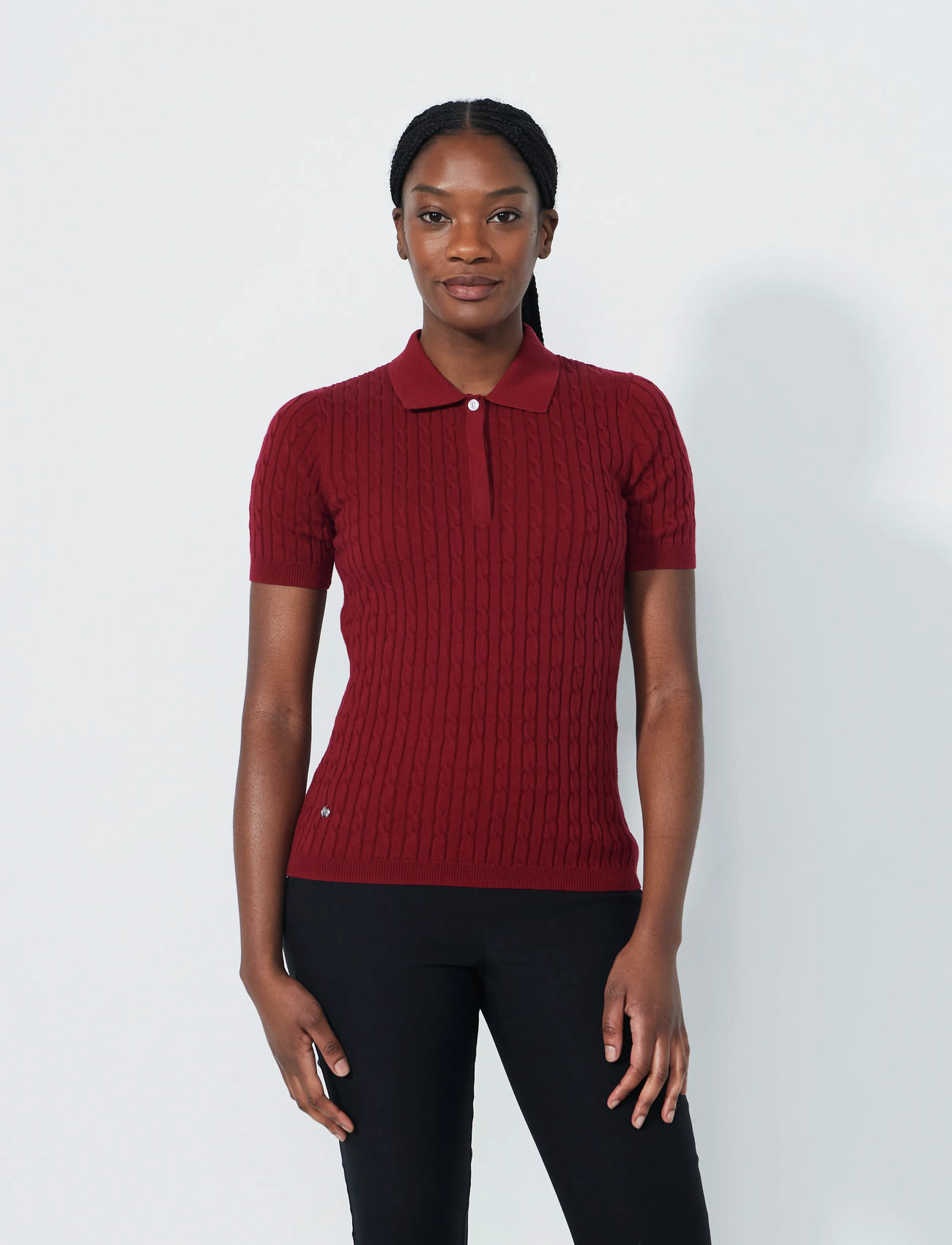 Daily Sports Madelene 1/2S Polo Shirt, XL, Red, Sports Overdele & T-shirts > Sport Polos, Dame