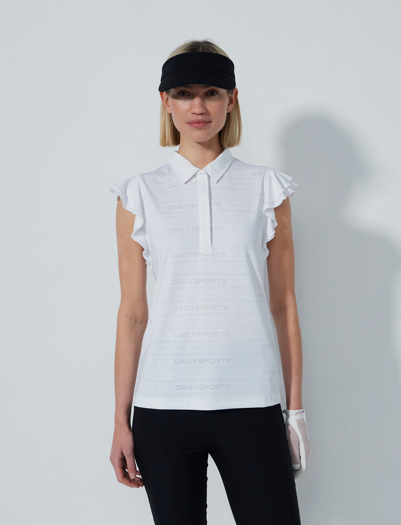 Daily Sports Passion Sl Polo Shirt, XS, White, Sports Overdele & T-shirts > Sport Polos, Dame