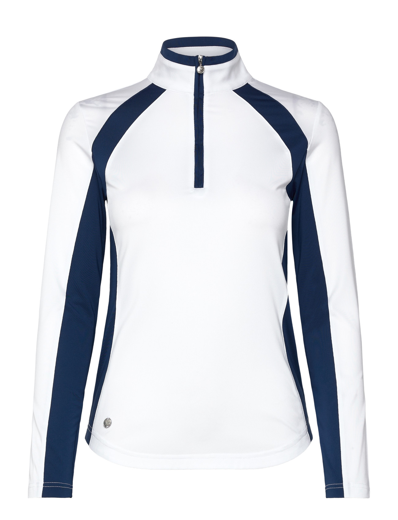 DAILY Sport Panel Ls Half Neck Weiß - M - Damen