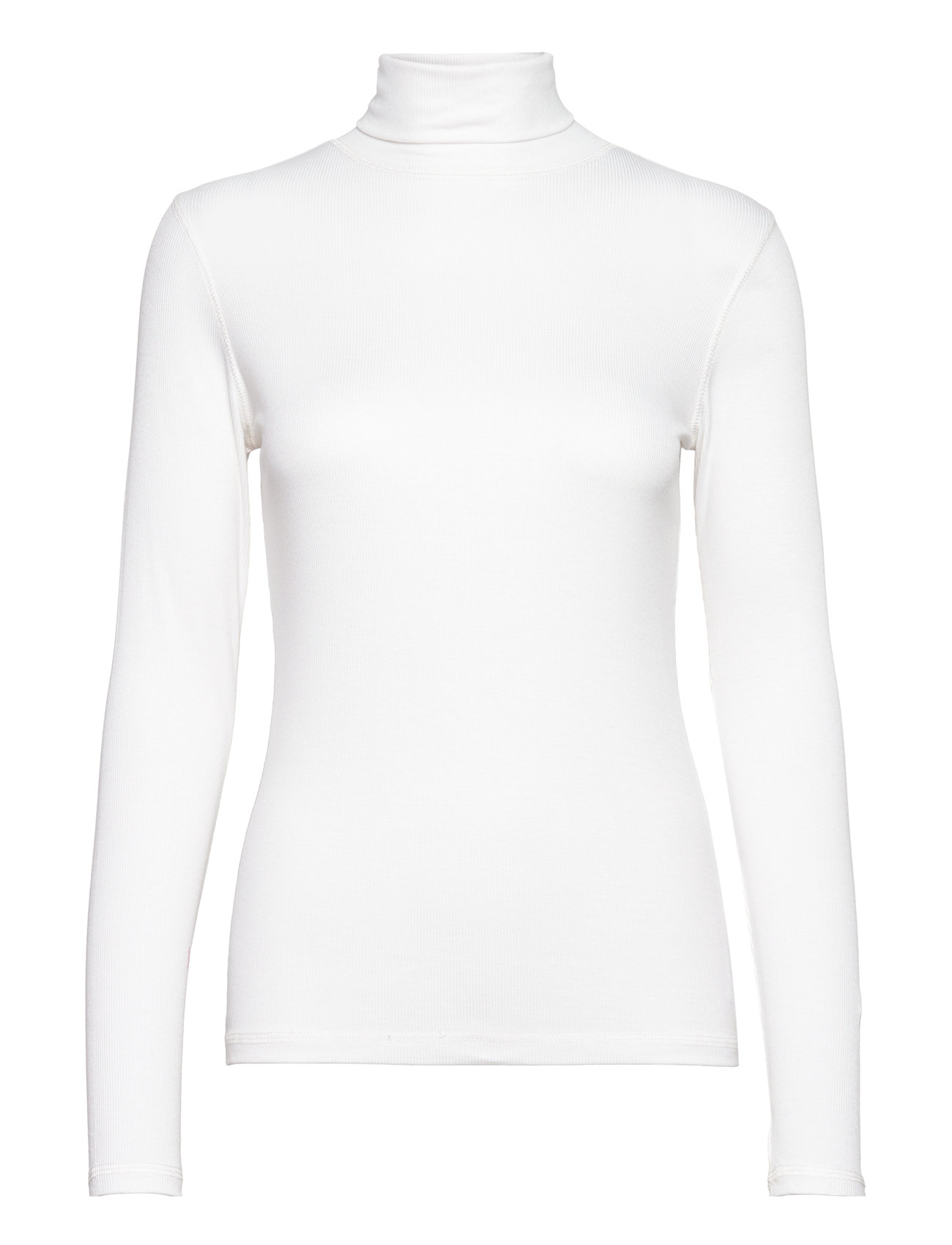 Ancona Ls Roll Neck Sport T-shirts & Tops Long-sleeved White Daily Sports