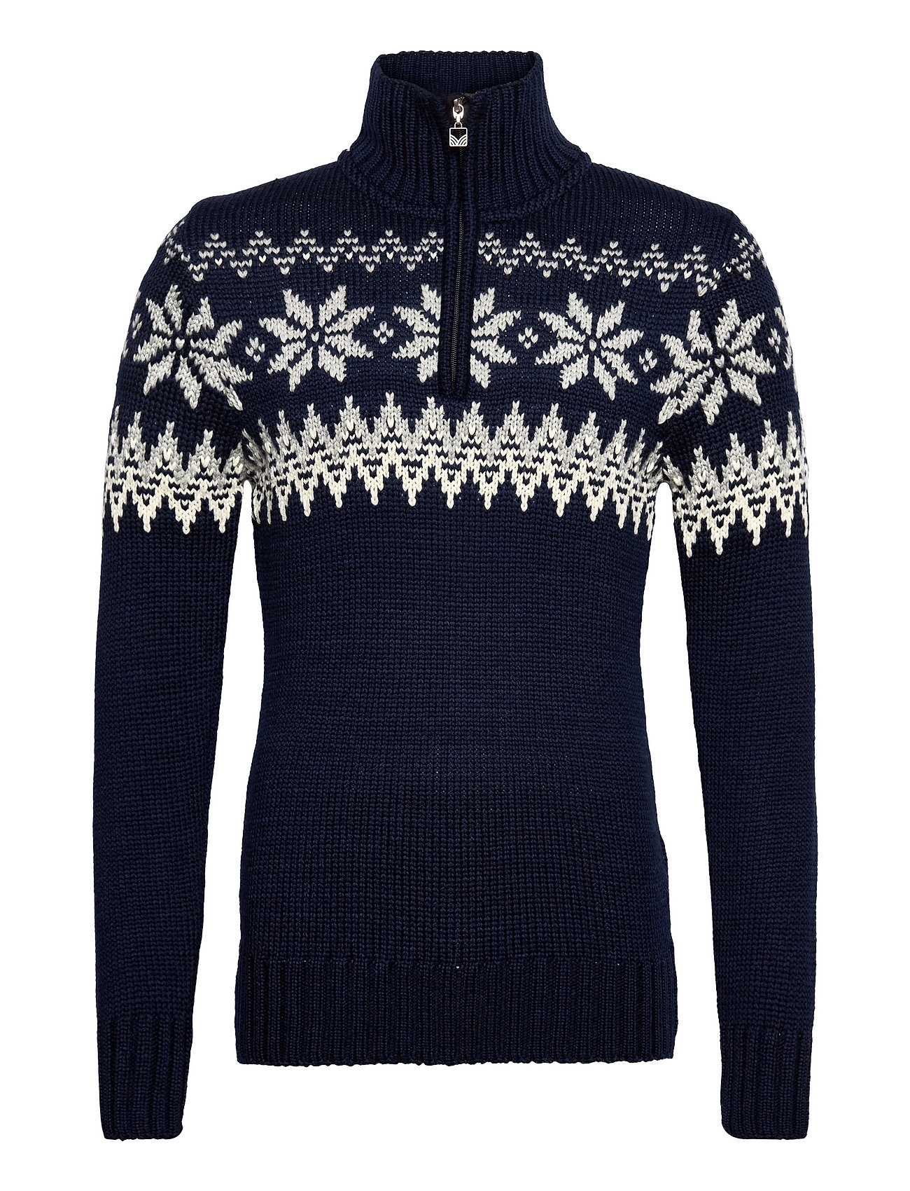 Myking Masc Sweater Knitwear Half Zip Pullover Blå Dale Of Norway