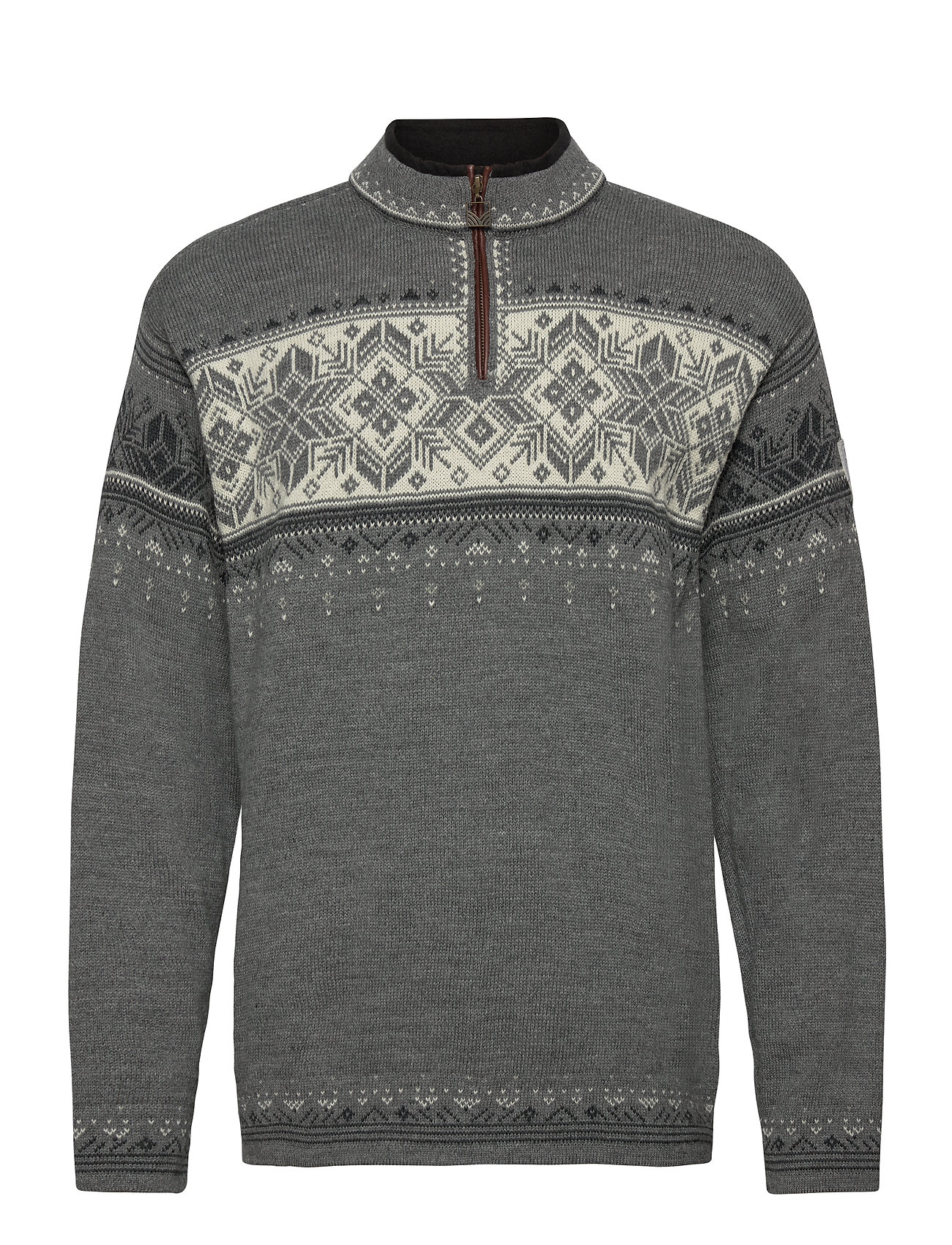 Blyfjell Sweater Knitwear Half Zip Pullover Grå Dale Of Norway
