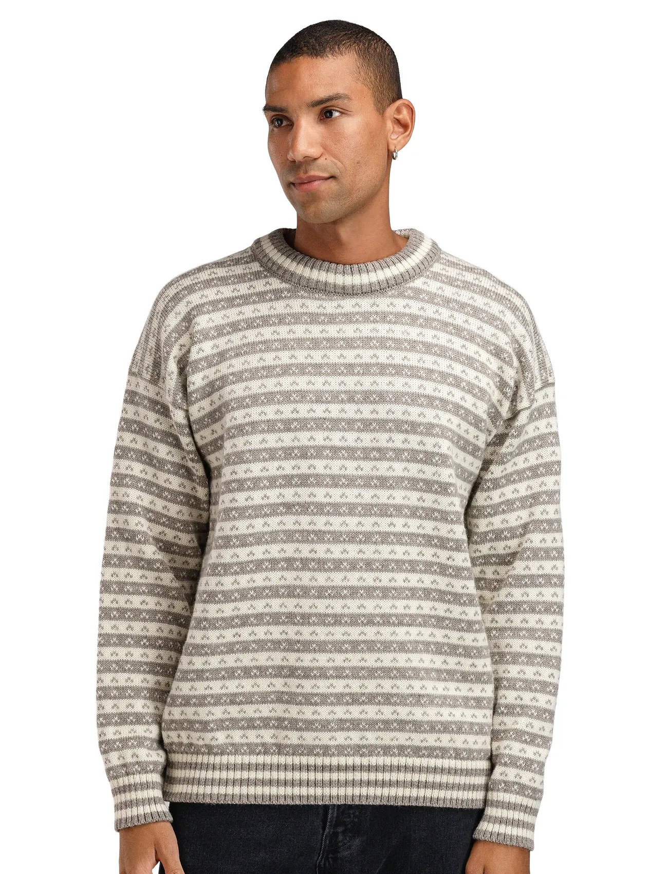 Dale of Norway Skipsleia Unisex Sweater, XL, Cream, Strik > Runde Halse, Herre