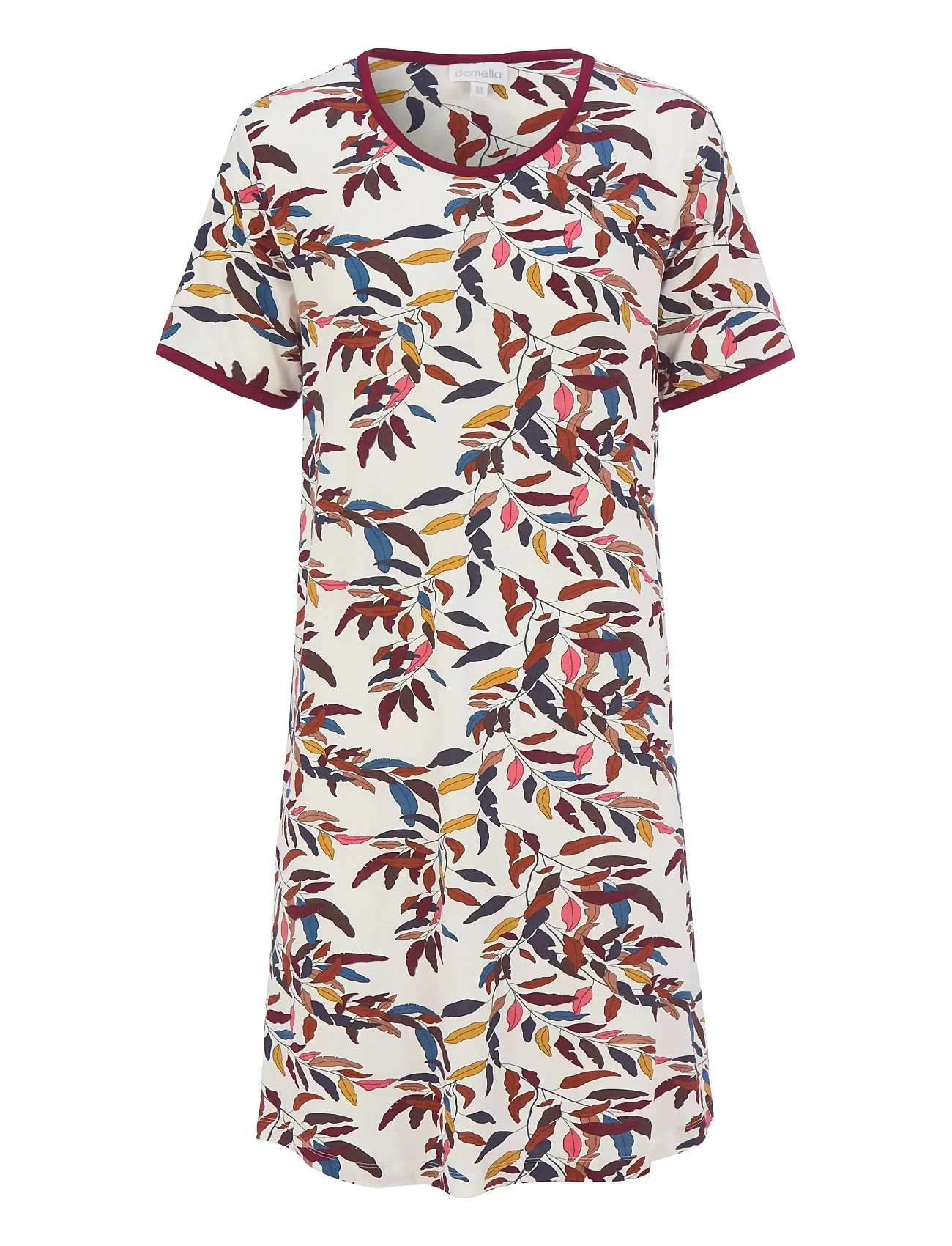 Damella of Sweden Nightdress Short Sl, S, Multi/patterned, Nat- Og Loungewear > Natkjoler, Dame