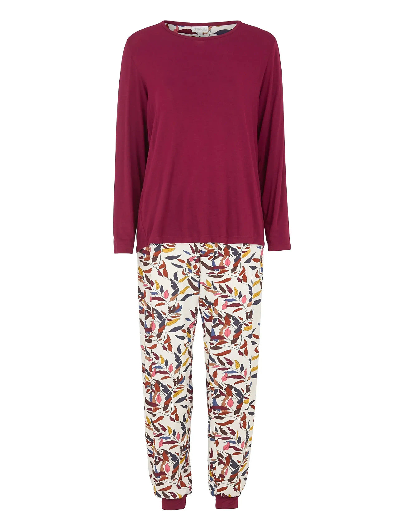 DAMELLA OF SWEDEN Pyjamas Burgundy - XL - Damen