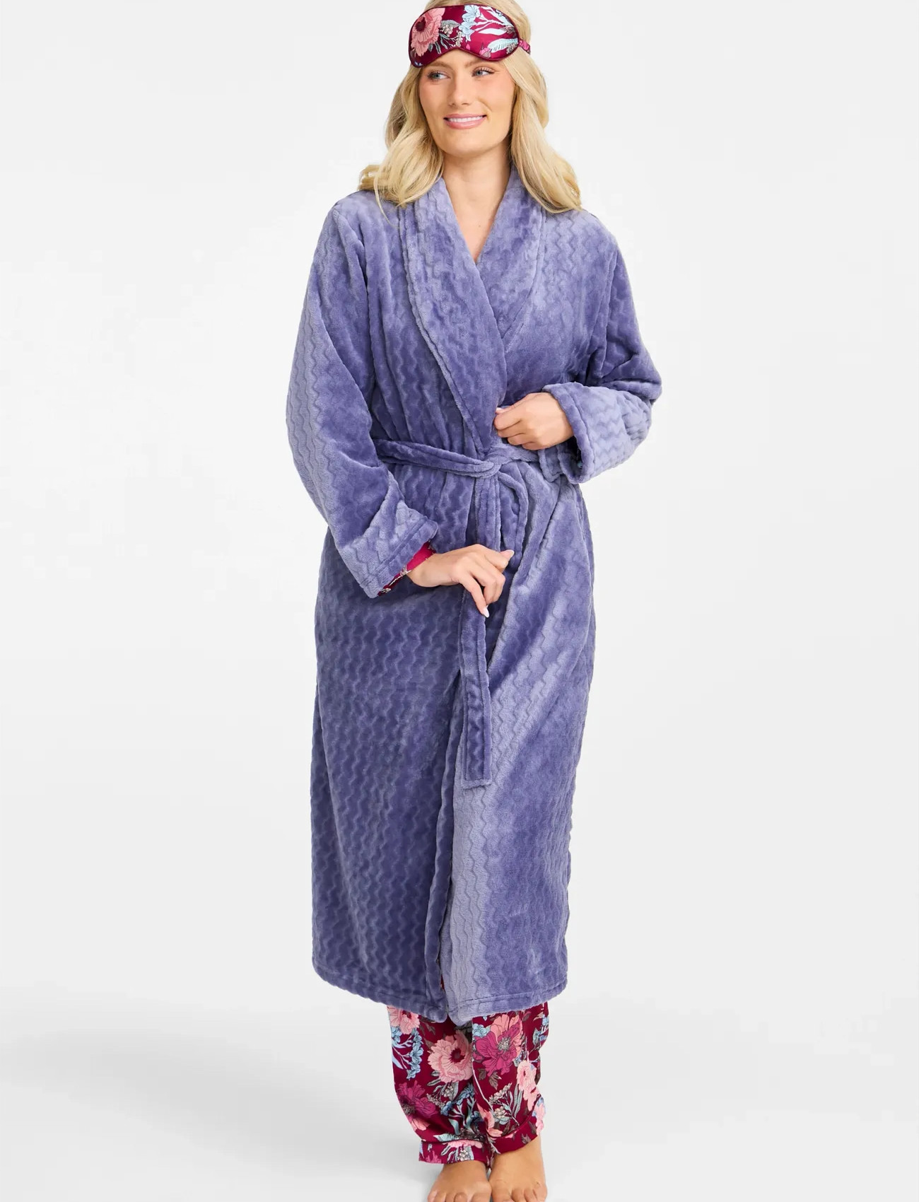 Damella of Sweden Robe, XL, Blue, Nat- Og Loungewear > Morgenkåber, Dame