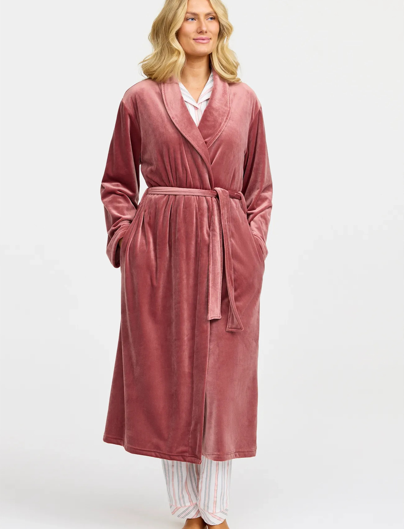 Damella of Sweden Robe, L, Pink, Nat- Og Loungewear > Morgenkåber, Dame