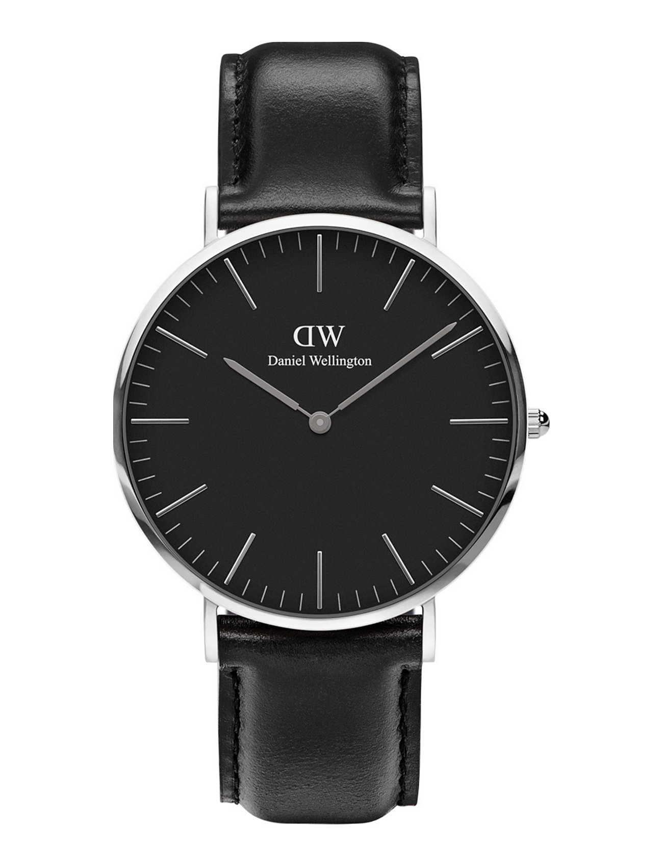 Classic 40 Sheffield S Black Accessories Watches Analog Watches Silver Daniel Wellington