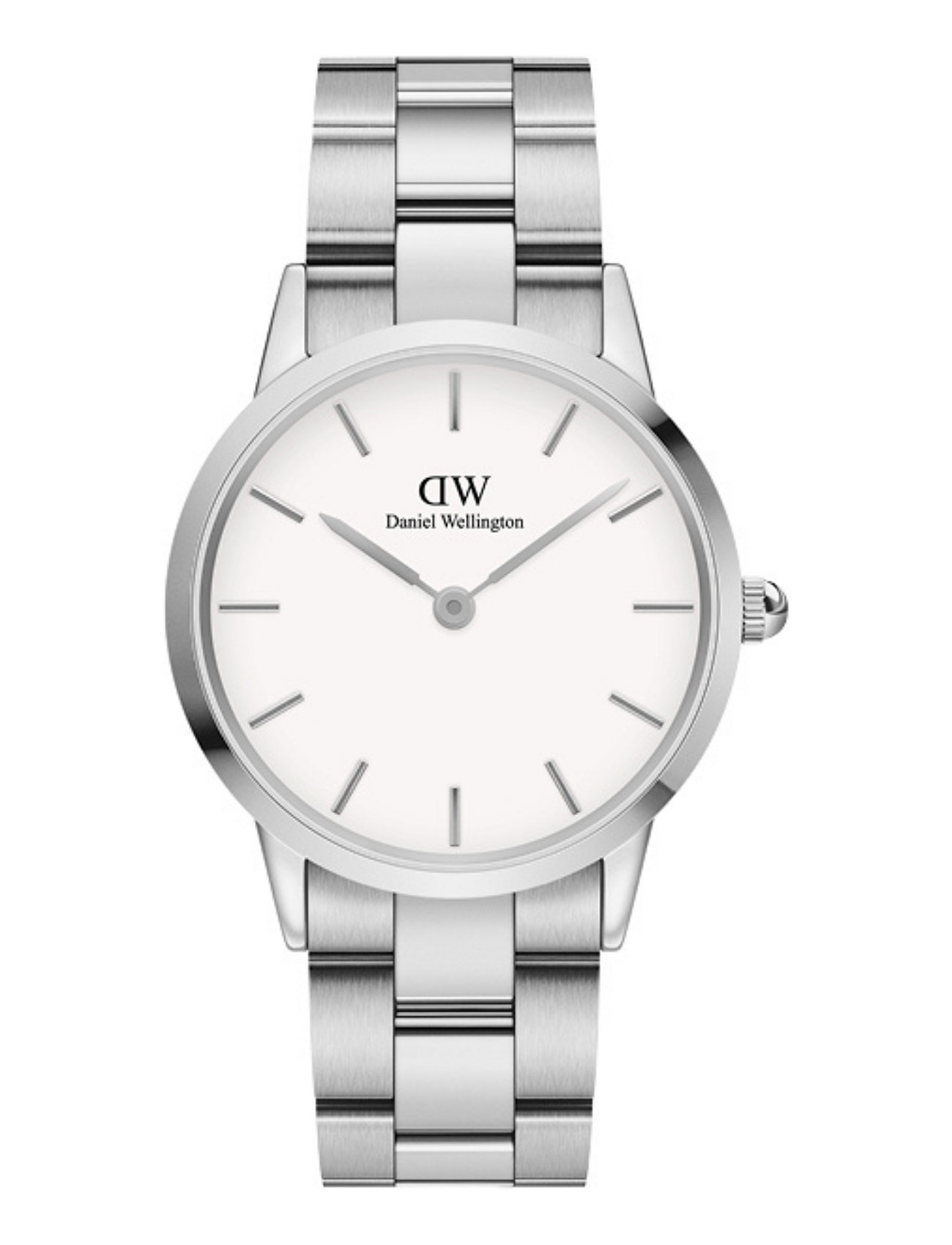 Iconic Link 36 S White Accessories Watches Analog Watches Silver Daniel Wellington