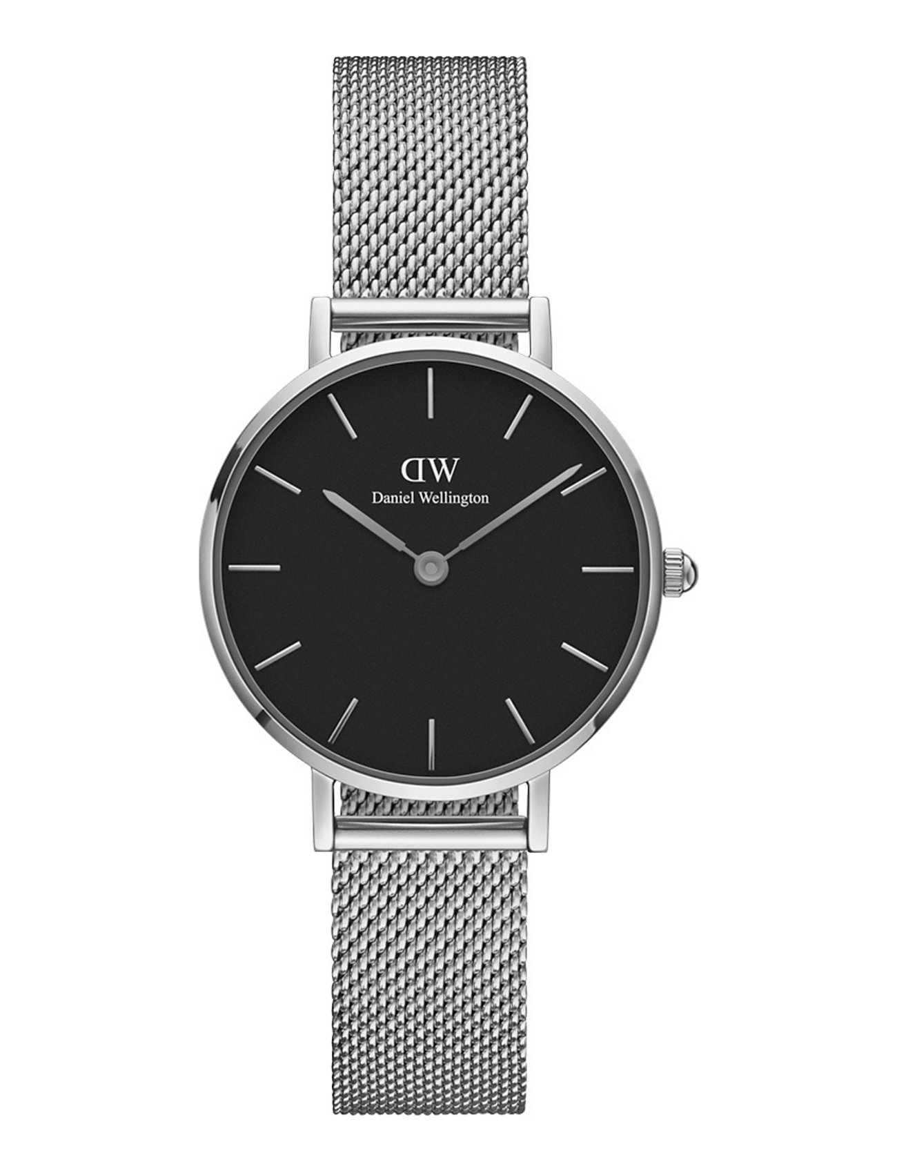 Petite 36 Sterling S Black Accessories Watches Analog Watches Silver Daniel Wellington