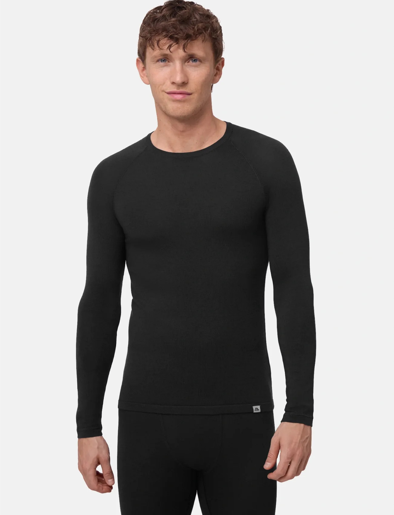 Danish Endurance Core Merino Baselayer Shirt (Men) 1-Pack, M, Black, T-Shirts > Langærmede, Herre