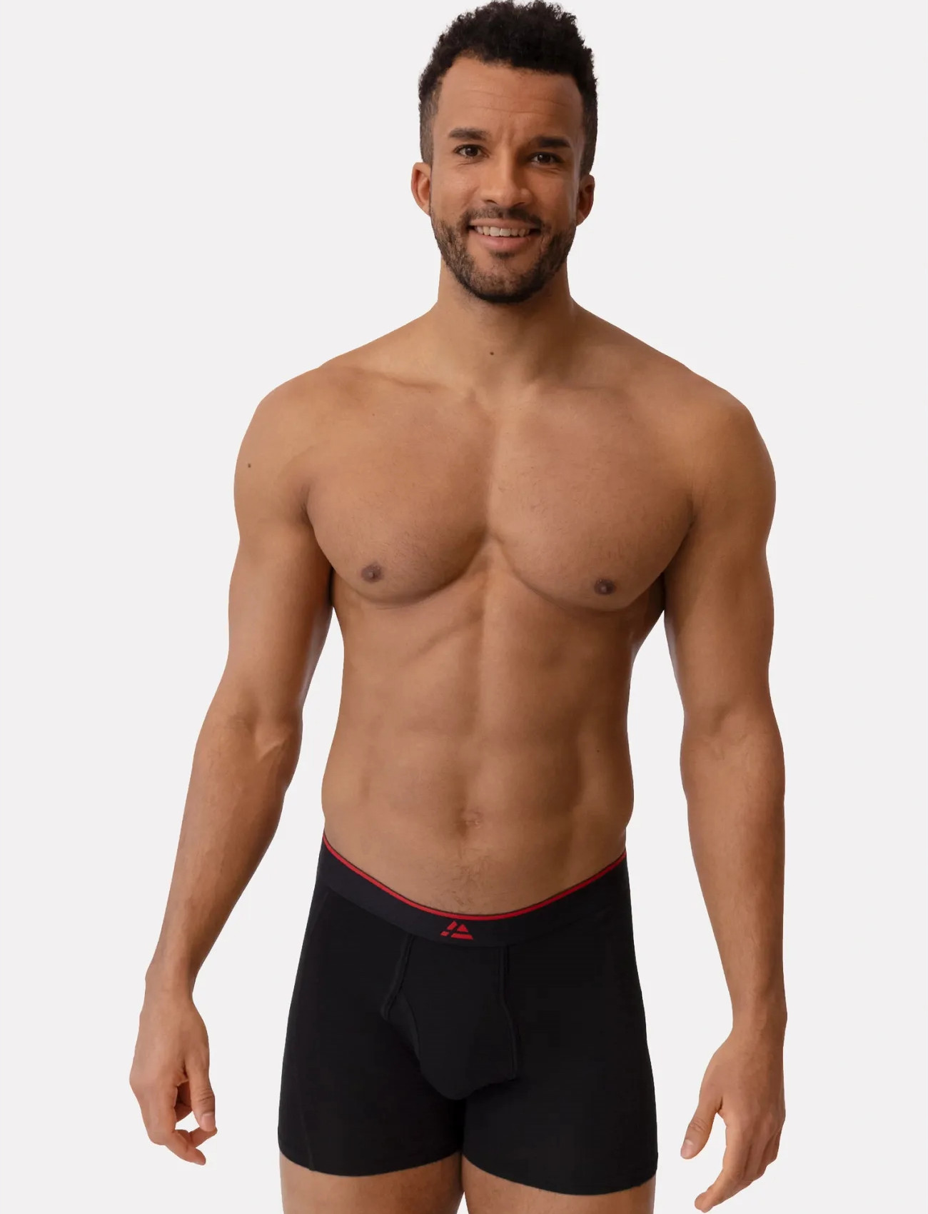 Danish Endurance Bamboo Fly Trunks (Men) 3-Pack, XL, Black, Sport Underwear > Sport Boxers, Herre