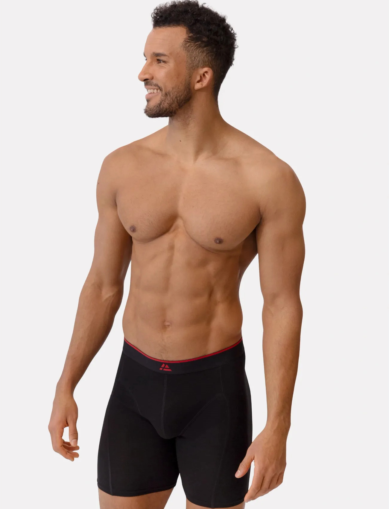 Danish Endurance Bamboo Extra Long Trunks (Men) 6-Pack, M, Black, Undertøj > Boksere, Herre