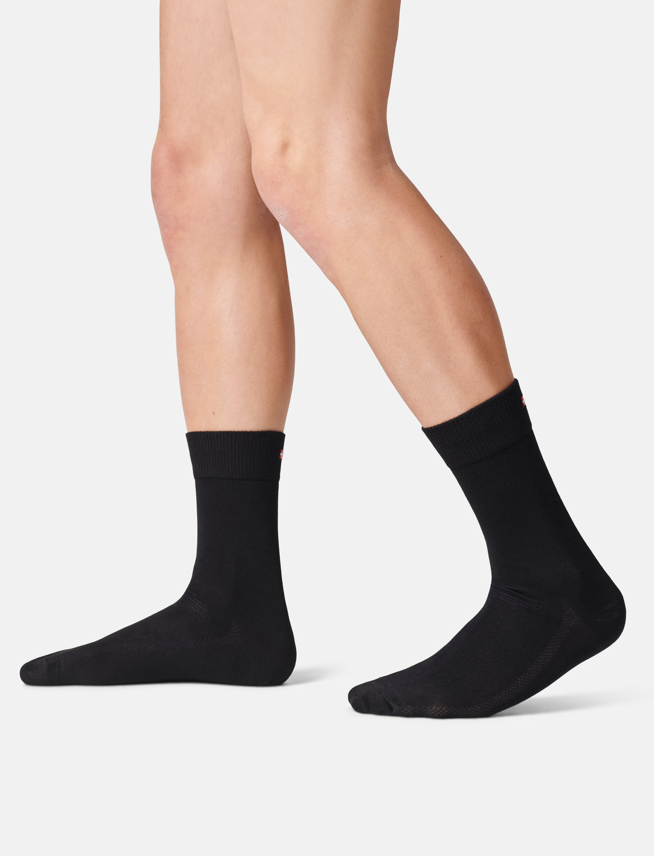 Danish Endurance Quarter 3 Pack Socks (Black)