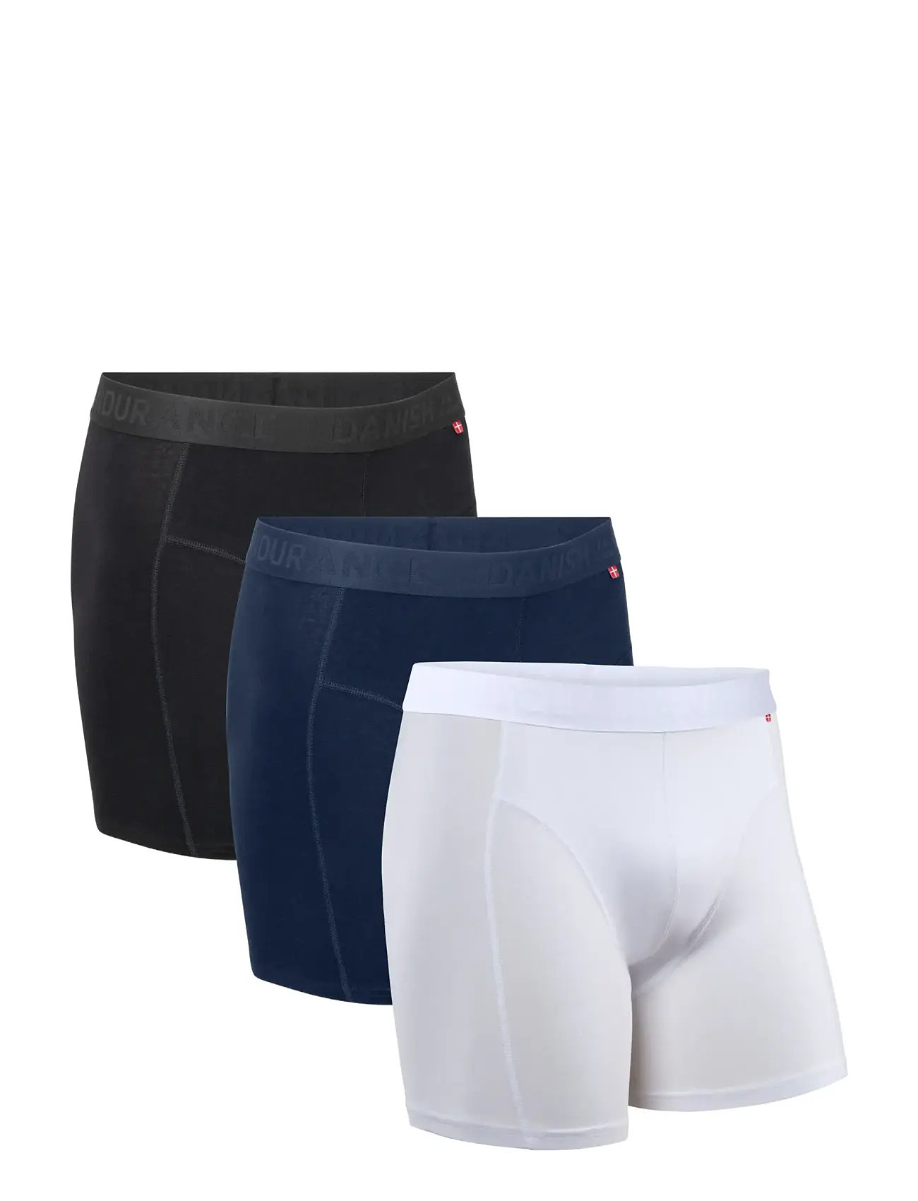 Dänisch ENDURANCE Organic Baumwolle Trunks (Herren) 3-Pack Patterned - M - Herren